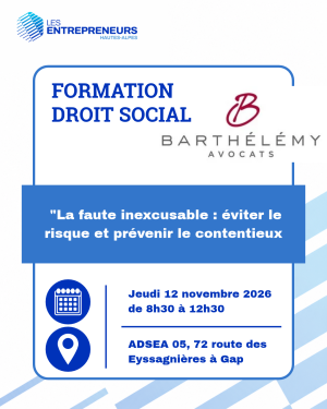 formation droit social du 12/11
