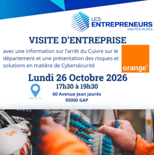 visite d'entreprise ORANGE site de Gap