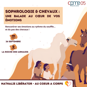 Atelier d'Expert : Sophrologie & Chevaux, balade au coeur de vos émotions